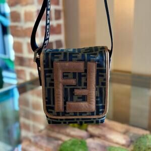 FENDI Zucca Crossbody Bag